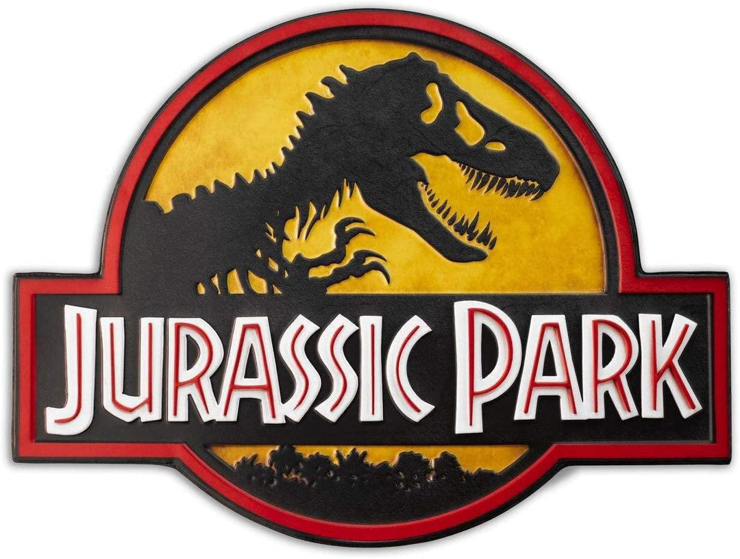 DOCTOR COLLECTOR JURASSIC PARK Logo metal sign