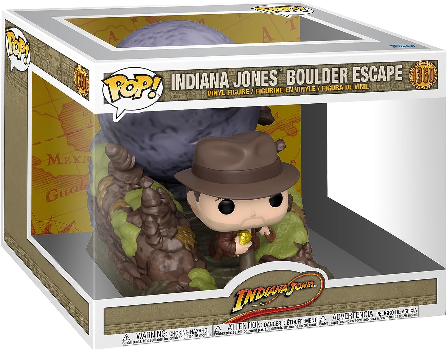 Funko Pop! Movies Moments - Indiana Jones Boulder Scene Vinyl Figure (72100) 9