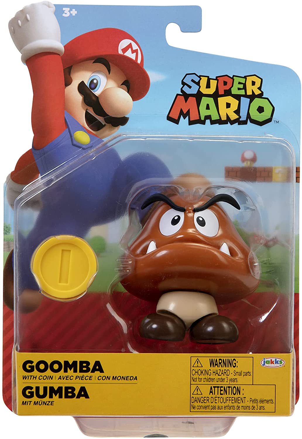 Nintendo Super Mario 10cm Figure - Goomba with Coin