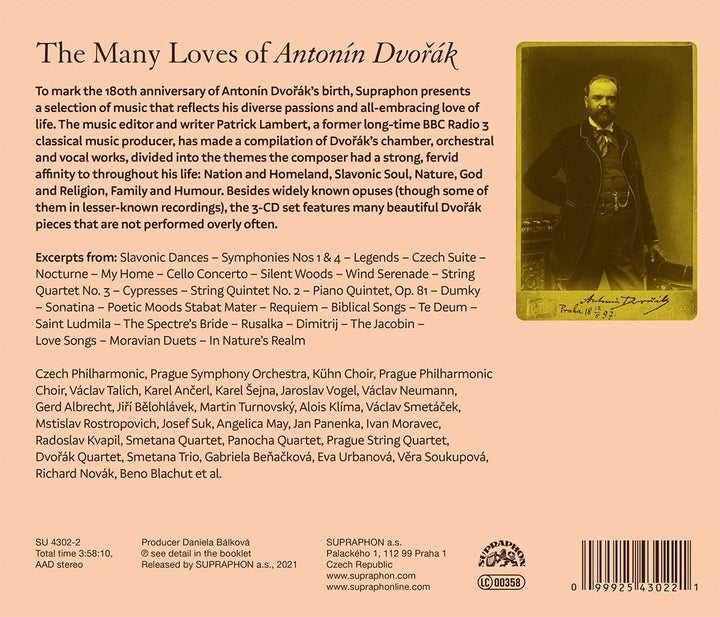 The Many loves of Antonin Dvorak - [Audio CD]