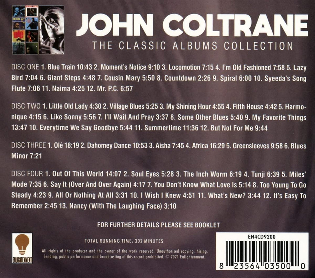 John Coltrane - The Classic Albums Collection (4Cd) [Audio CD]