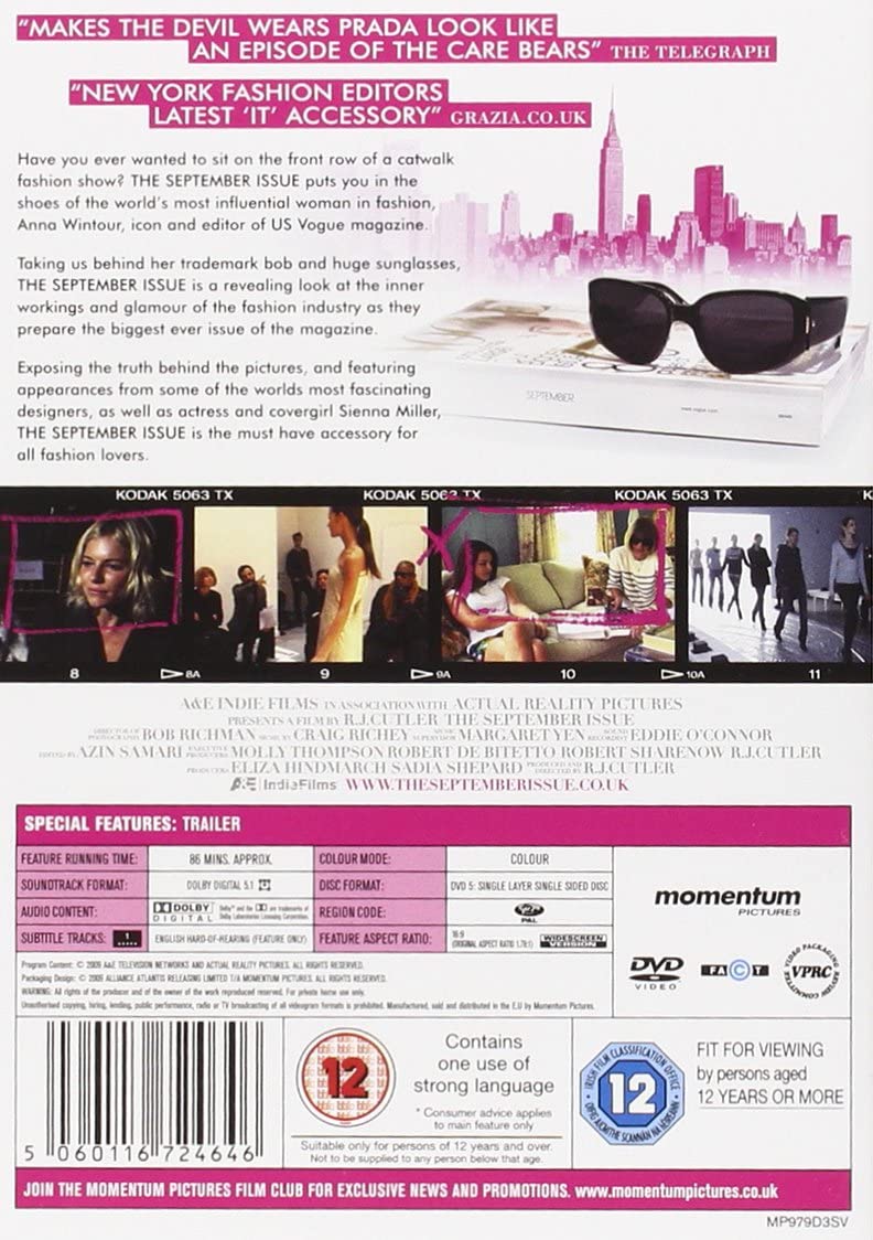 The September Issue [2009] - Documentary [DVD]