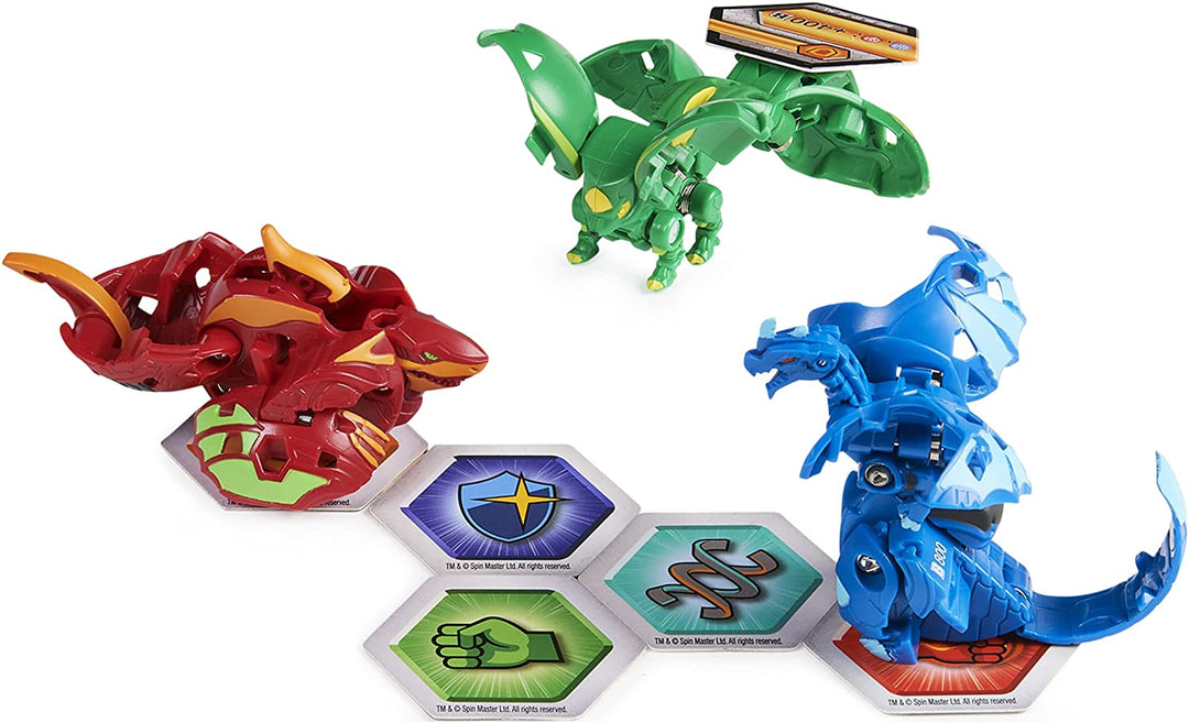 BAKUGAN Geogan Rising 6061567 - Season 3 Starter Pack Geogan Marbles with 6 Baku