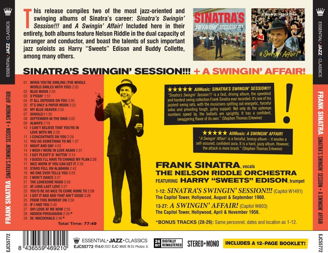 Frank Sinatra - Sinatra's Swingin' Session!!! + A Swingin' Affair! [Audio CD]