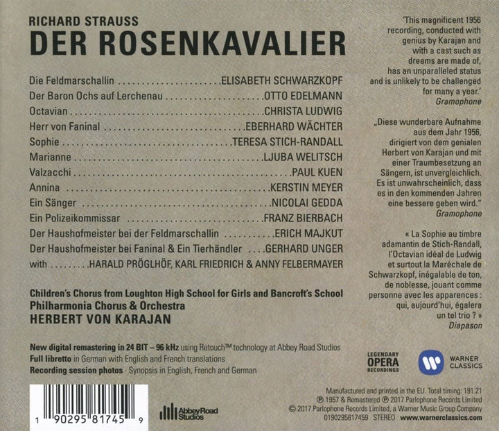 R. Strauss: Der Rosenkavalier (Deluxe Opera Series) [Audio CD]