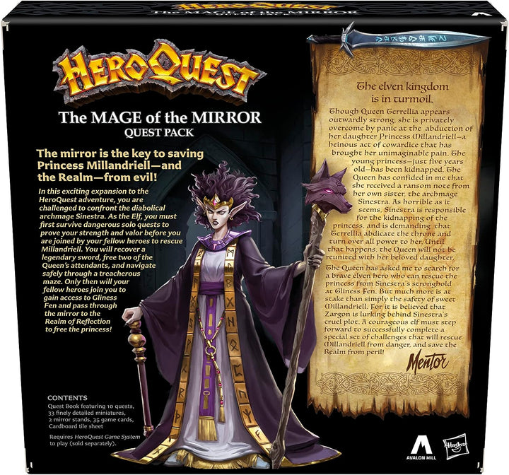 Avalon Hill Heroquest The Mage of Mirror Quest Pack, Roleplaying Game