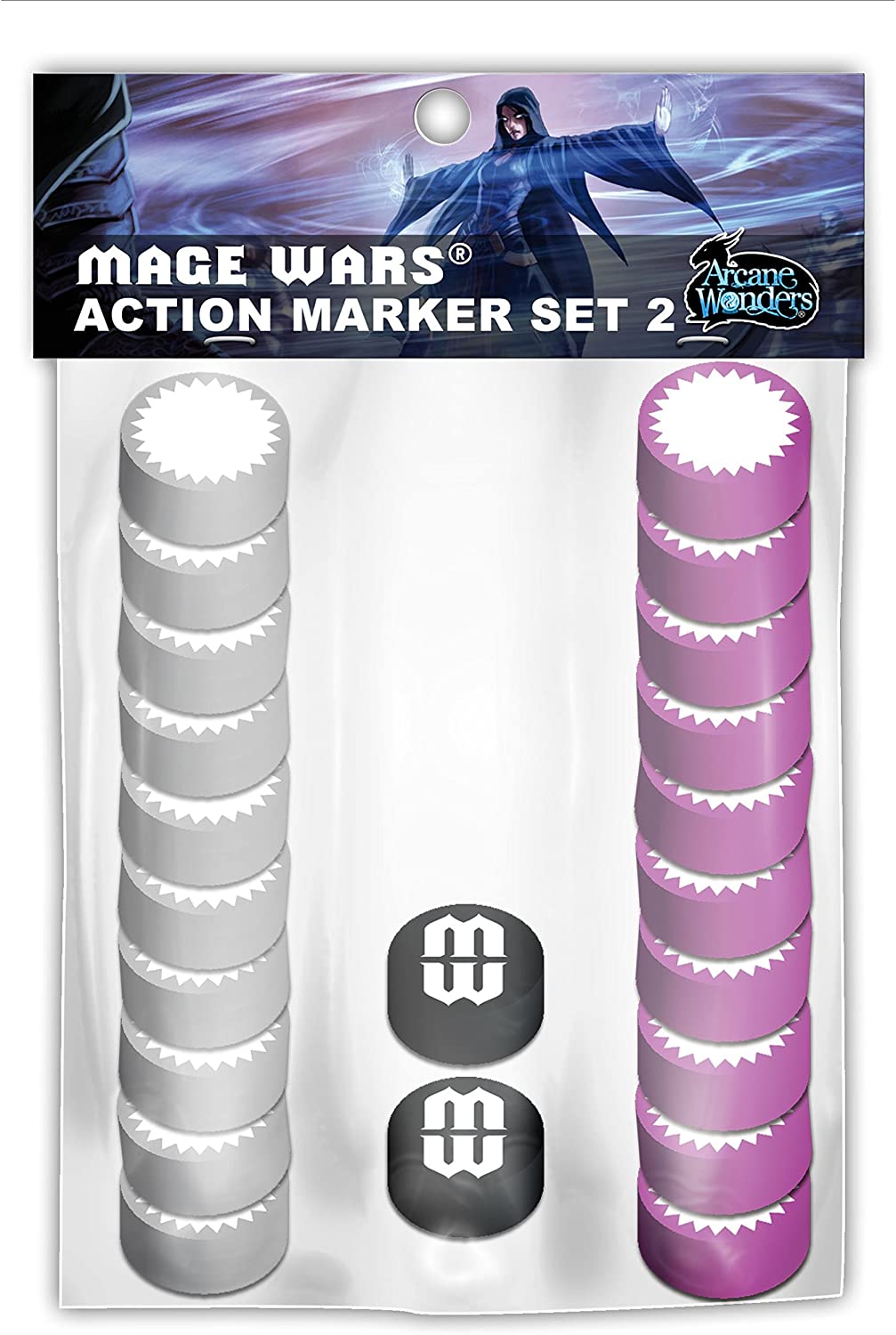 Arcane Wonders "Mage Wars Action Marker Set 2" Board Game