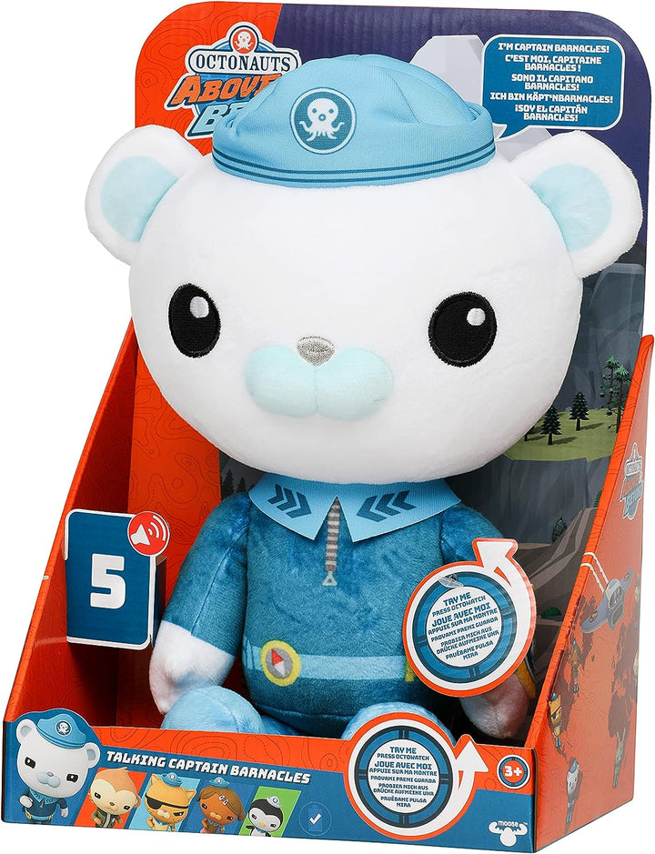 Octonauts Above & Beyond | Sound Effects Plush Captain Barnacles Toy | Over 5 Sounds And Phrases