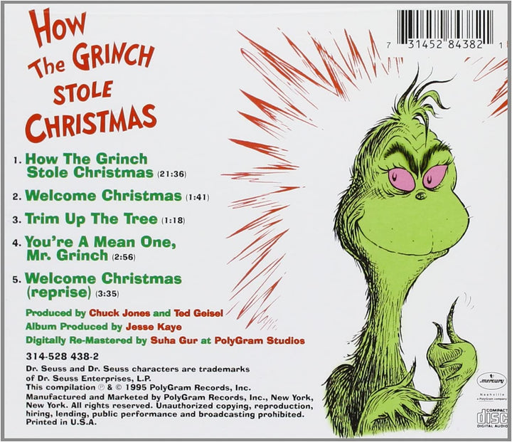 Albert Hague - How the Grinch Stole Christmas [Audio CD]