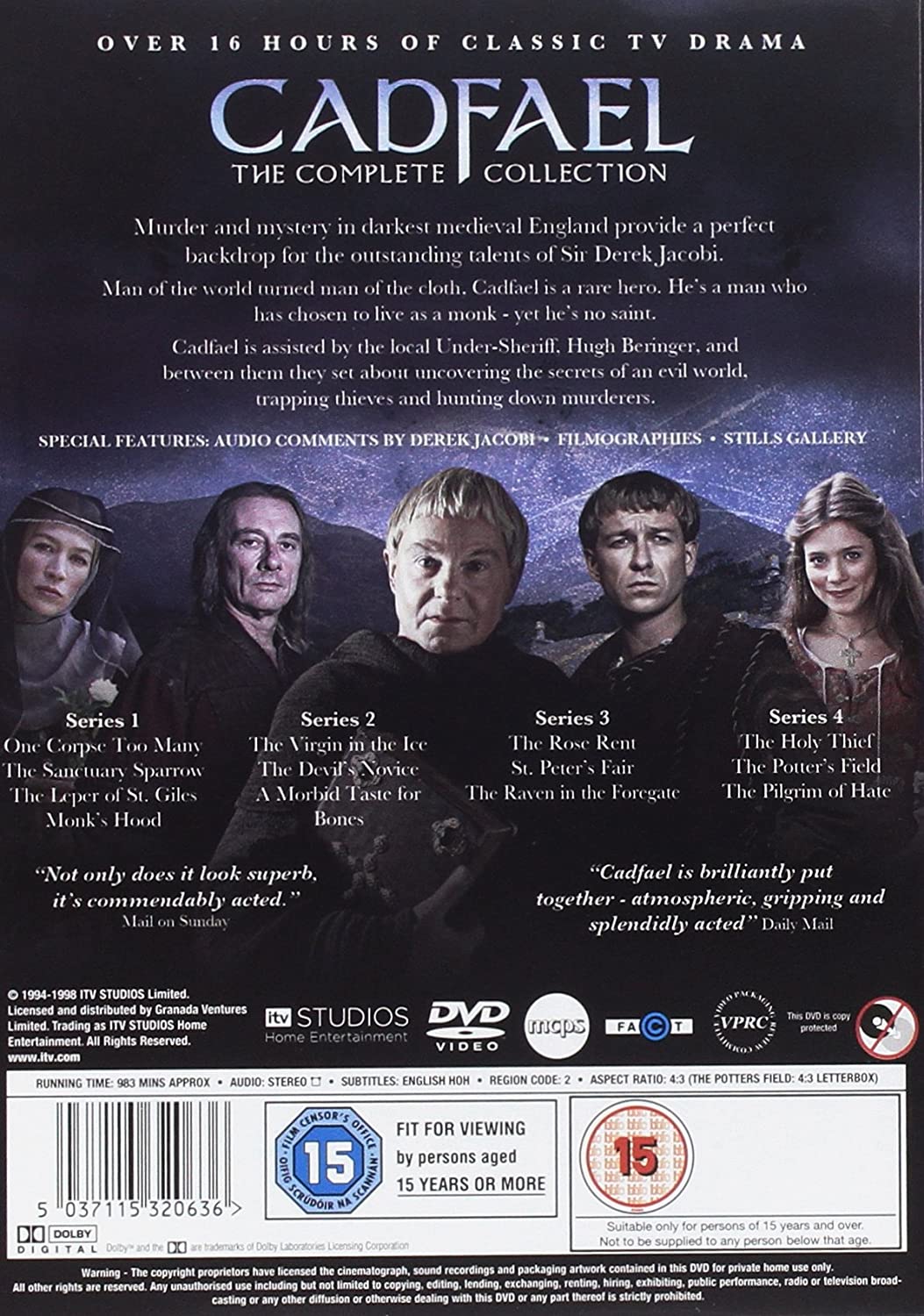 Cadfael - The Complete Collection - Drama [DVD]