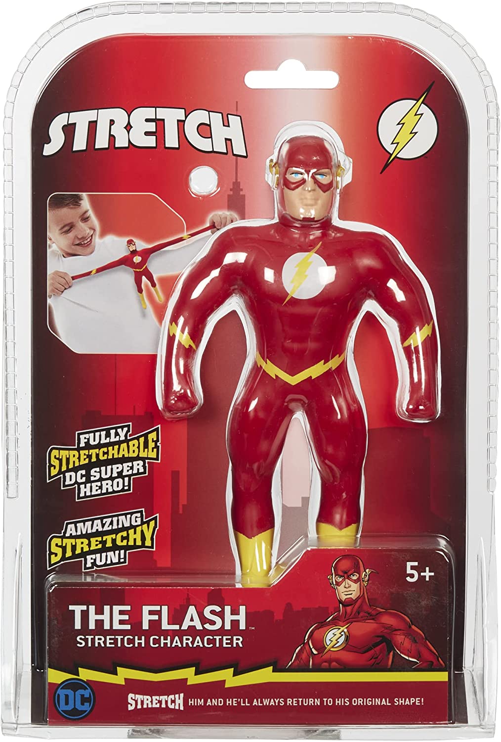 Stretch 07686 THE Flash Amazing Fun. DC Boys Present. Superhero Toys