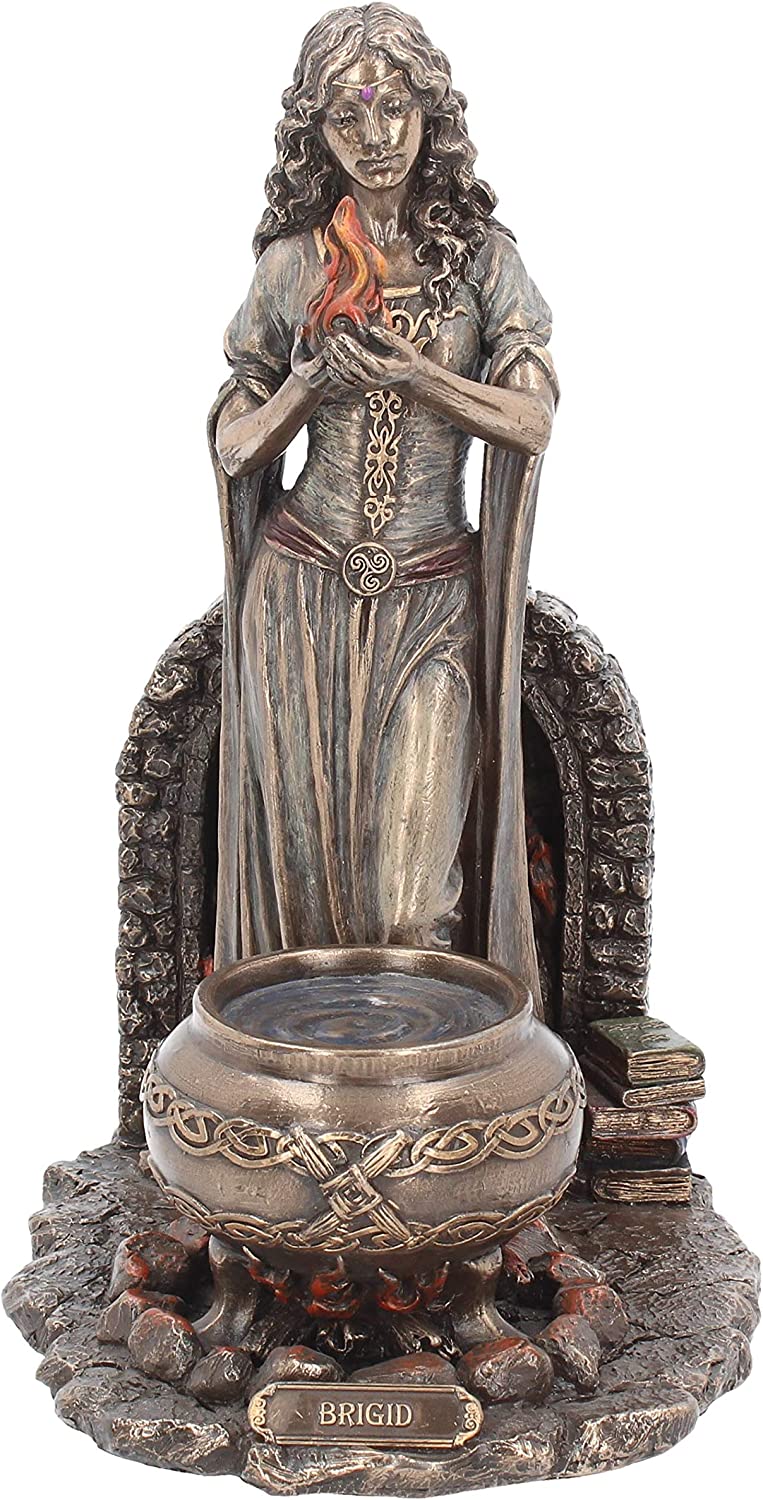 Nemesis Now Brigid Figurine, Bronze, 24.5cm