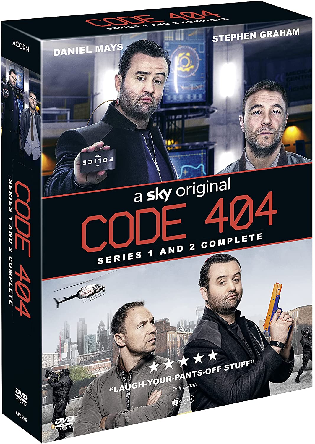 Code 404 Series 1&2 Boxed Set [2021] - Police procedural [DVD]