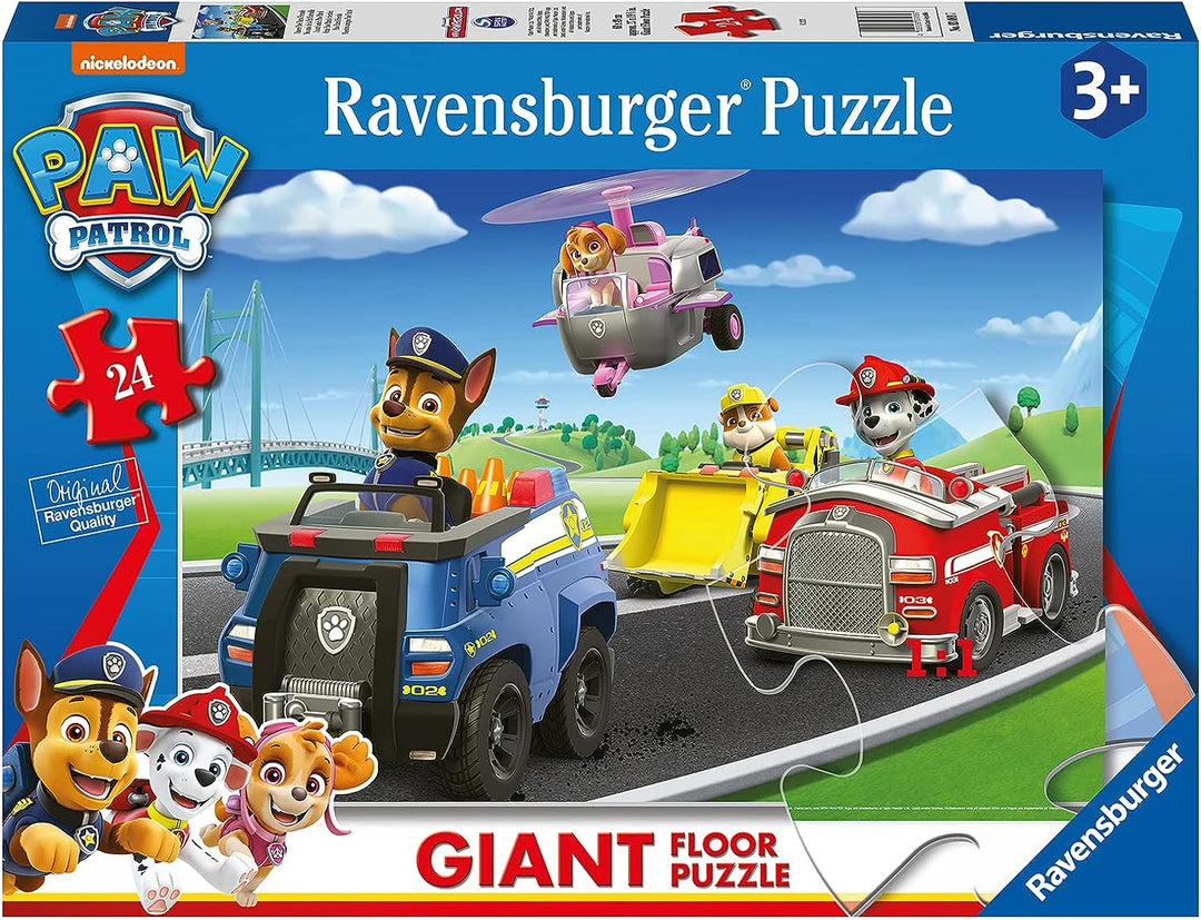 Ravensburger Paw Patrol Shaped Giant Floor Jigsaw Puzzle for Kids Age