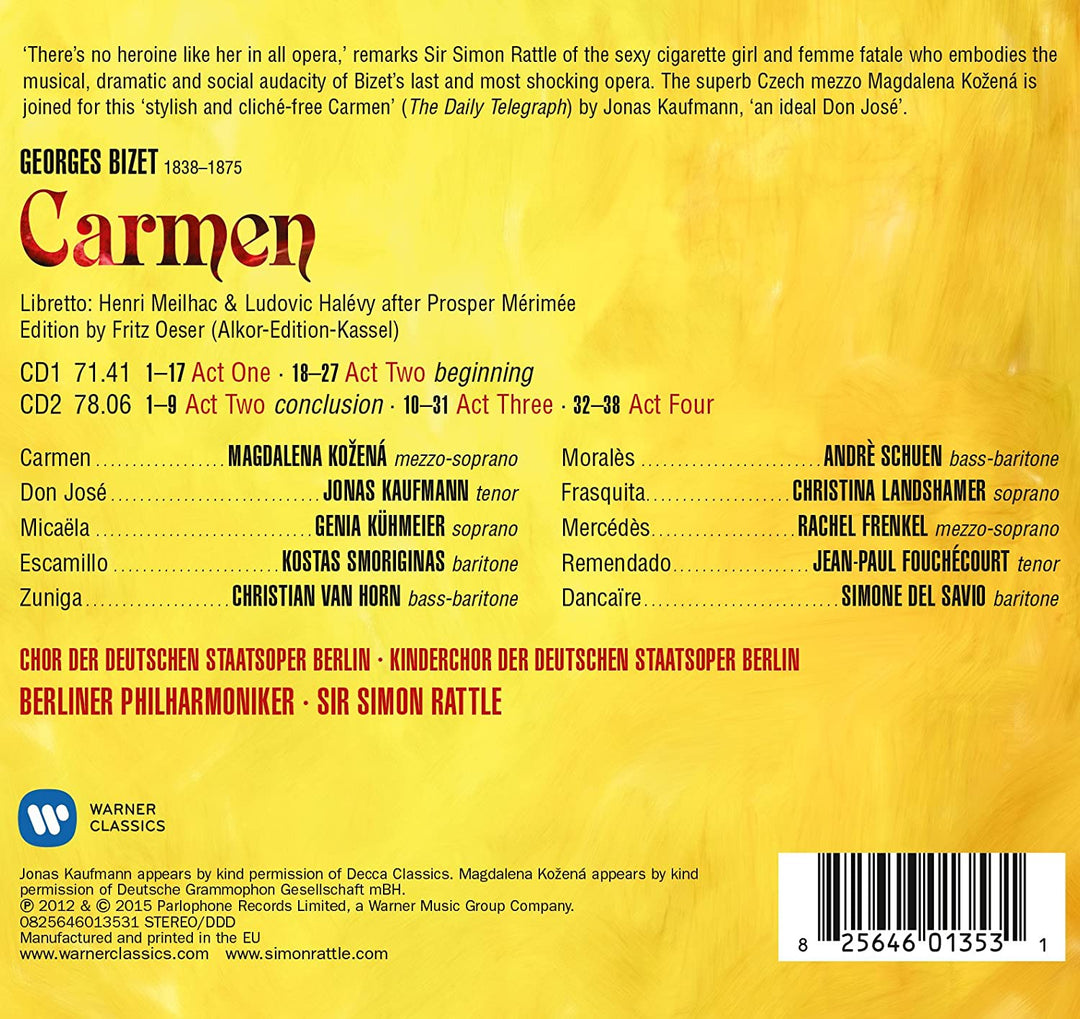 Bizet: Carmen [Audio CD]