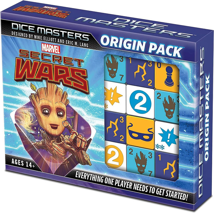 Marvel Dice Masters: Secret Wars Origin Packs Display - Includes 8 Origin Packs