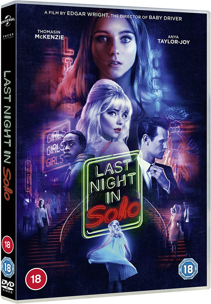 Last Night In Soho Horror/Drama -  [2021] [DVD]