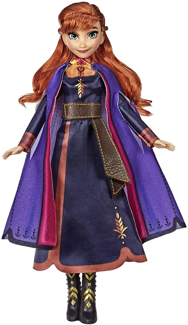 Poupée mannequin Anna La Reine des neiges II de Disney vêtue d&#39;une robe violette