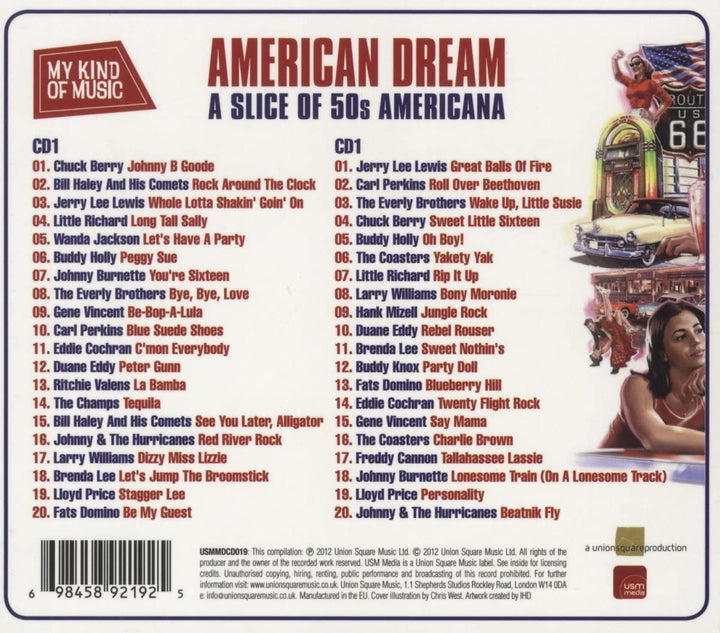 My Kind Of Music: American Dream - A Slice Of 50s Americana [Audio CD]