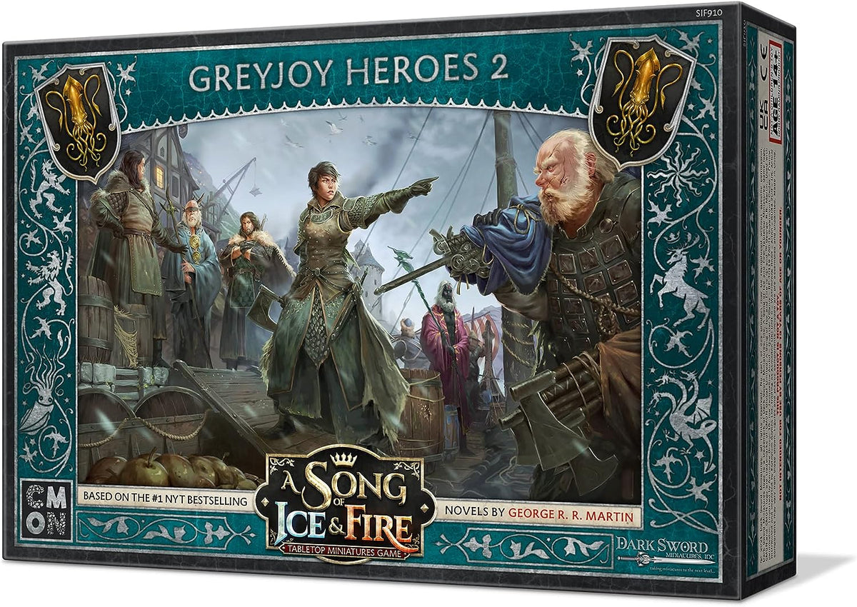 Asmodee A Song of Ice and Fire: Greyjoy Heroes No. 2 Expansion