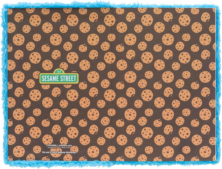 Sesame Street Cookie Monster A5 Notebook Plush Cover | A5 Journal