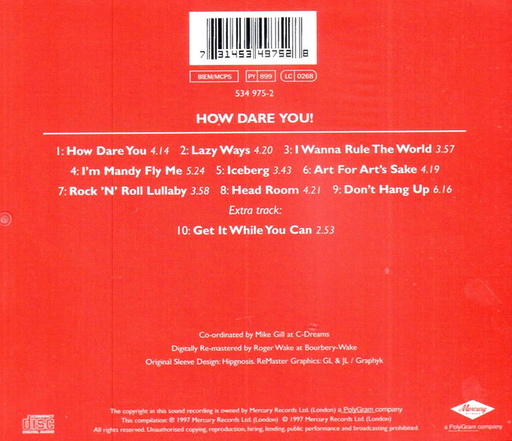 How Dare You - 10cc [Audio CD]