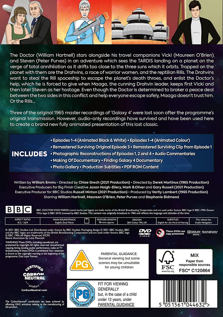 Doctor Who - Galaxy 4  [2021] -Sci-fi [DVD]