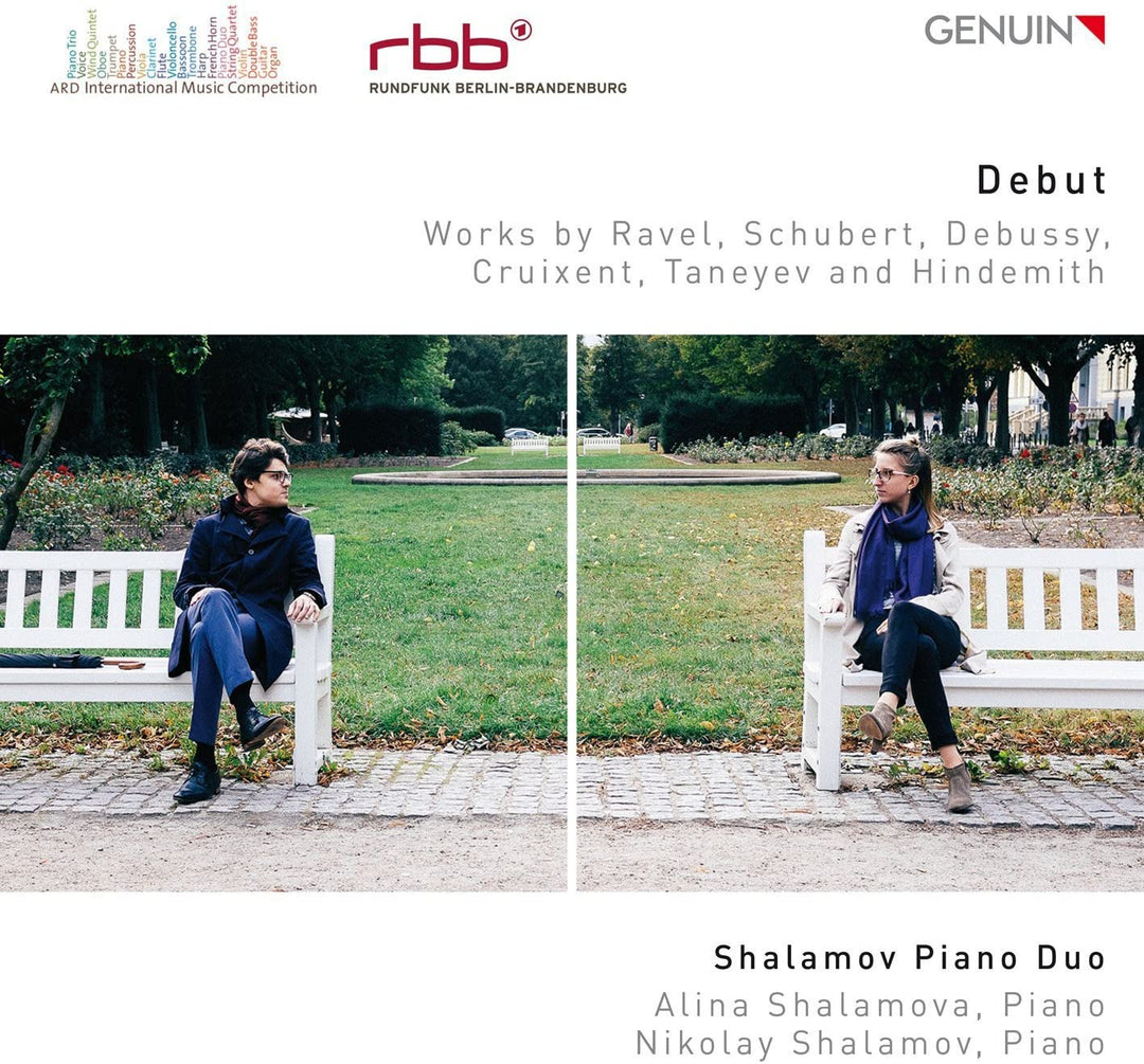 Shalamov Piano Duo - Debut: Works By Ravel; Schubert; Debussy; Cruixent; Taneyev And Hindemith [Shalamov Piano Duo: Alina Shalamov; Nikolay Shalamov] [Genuin Classics: GEN17461] [Audio CD]