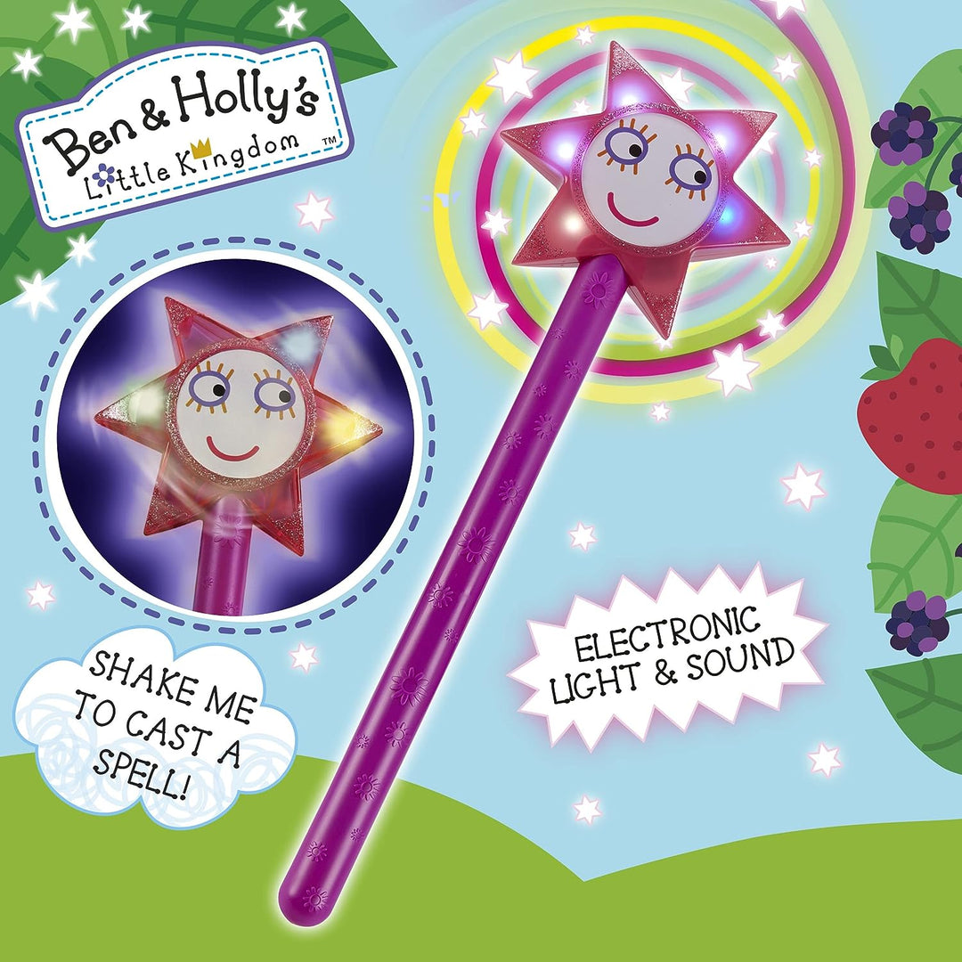 Ben & Holly Sparkle & Spell Wand with sounds & speech, ben & holly's little kingdom