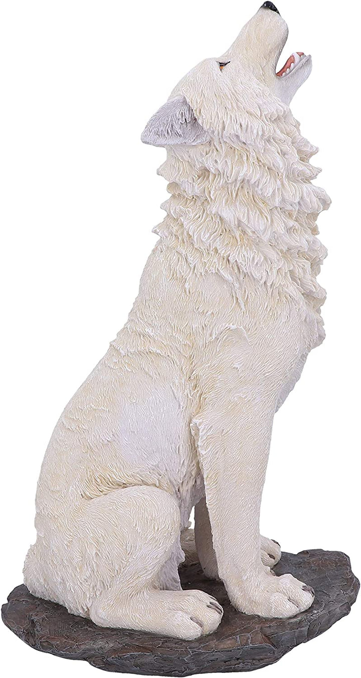 Nemesis Now Storms Cry Howling White Wolf Figure 41.5cm