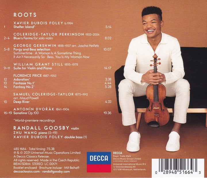 Randall Goosby - Roots [Audio CD]