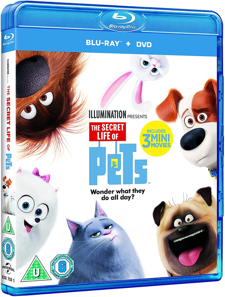 The Secret Life Of Pets (Blu-ray + DVD + Digital Download) [2015] - Family/Comedy [Blu-Ray]