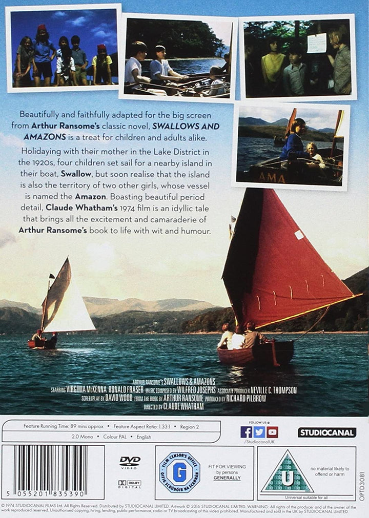 Swallows And Amazons [2016] - adventure [DVD]