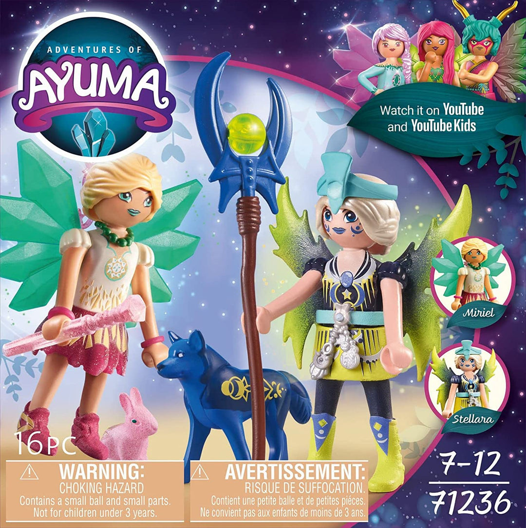 Playmobil 71236 Adventures of Ayuma Crystal and Moon Fairy with Soul Animals