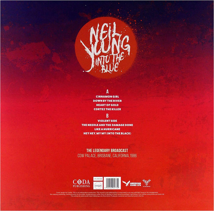 NEIL YOUNG - INTO THE BLUE: LIMITED EDITION BLUE VINYL