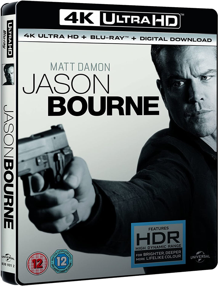 JASON BOURNE- (UHD+BD+UV) [2017] [Blu-ray]