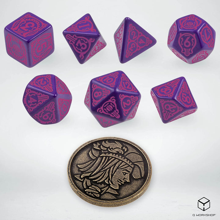 Witcher Dice Set. Dandelion  Dice Game