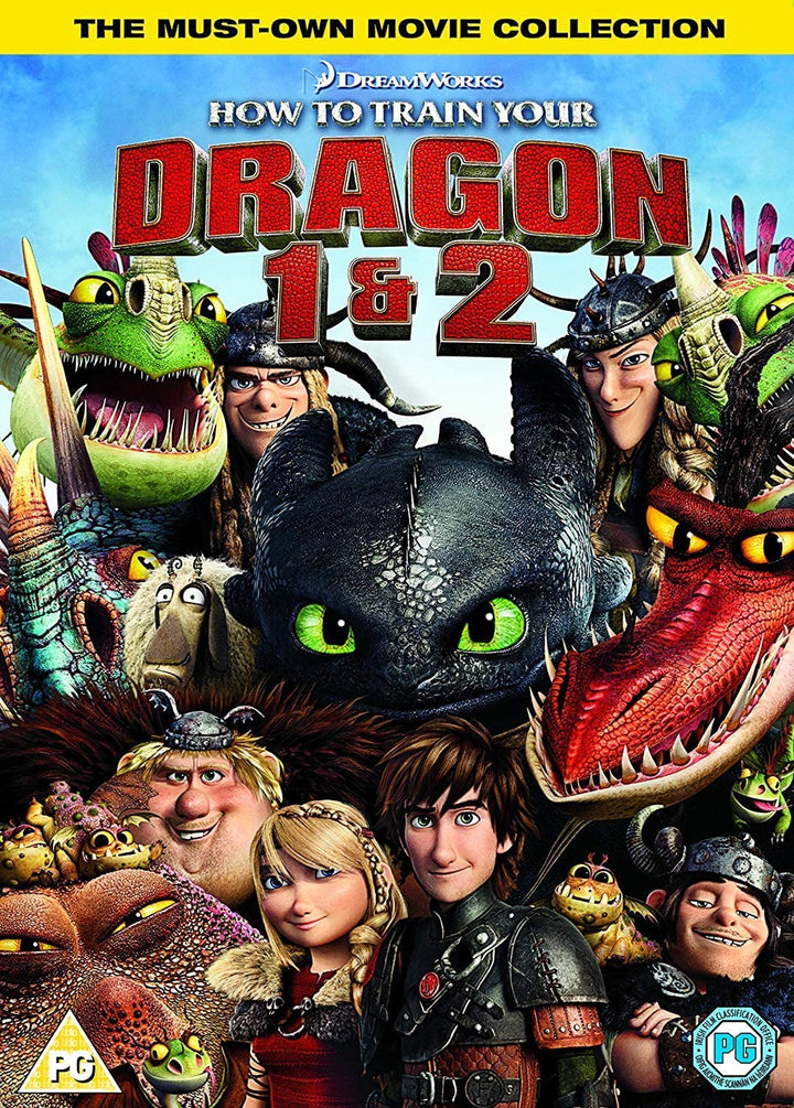 How To Train Your Dragon 1 & 2 Box Set - Family/Adventure [Blu-ray]