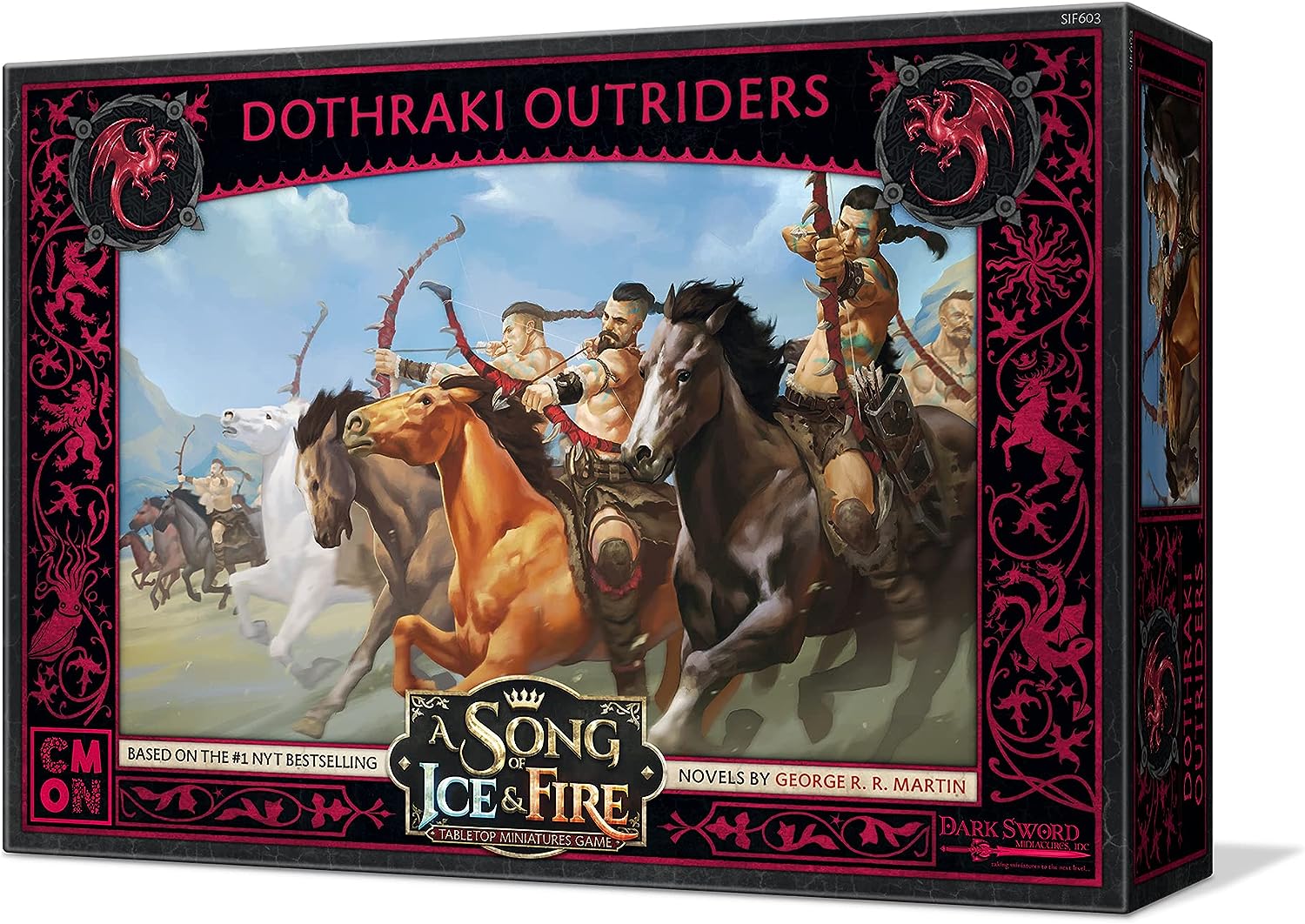 CMON A Song of Ice and Fire Dothraki Outriders Unit Box 4
