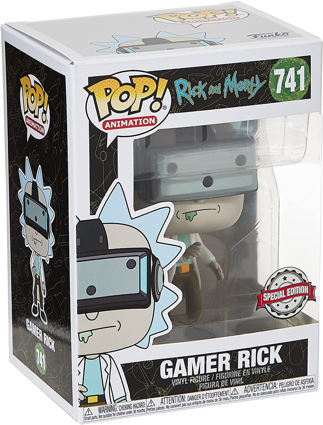 Rick et Morty Gamer Rick Exclu Funko 47792 Pop! Vinyle #741