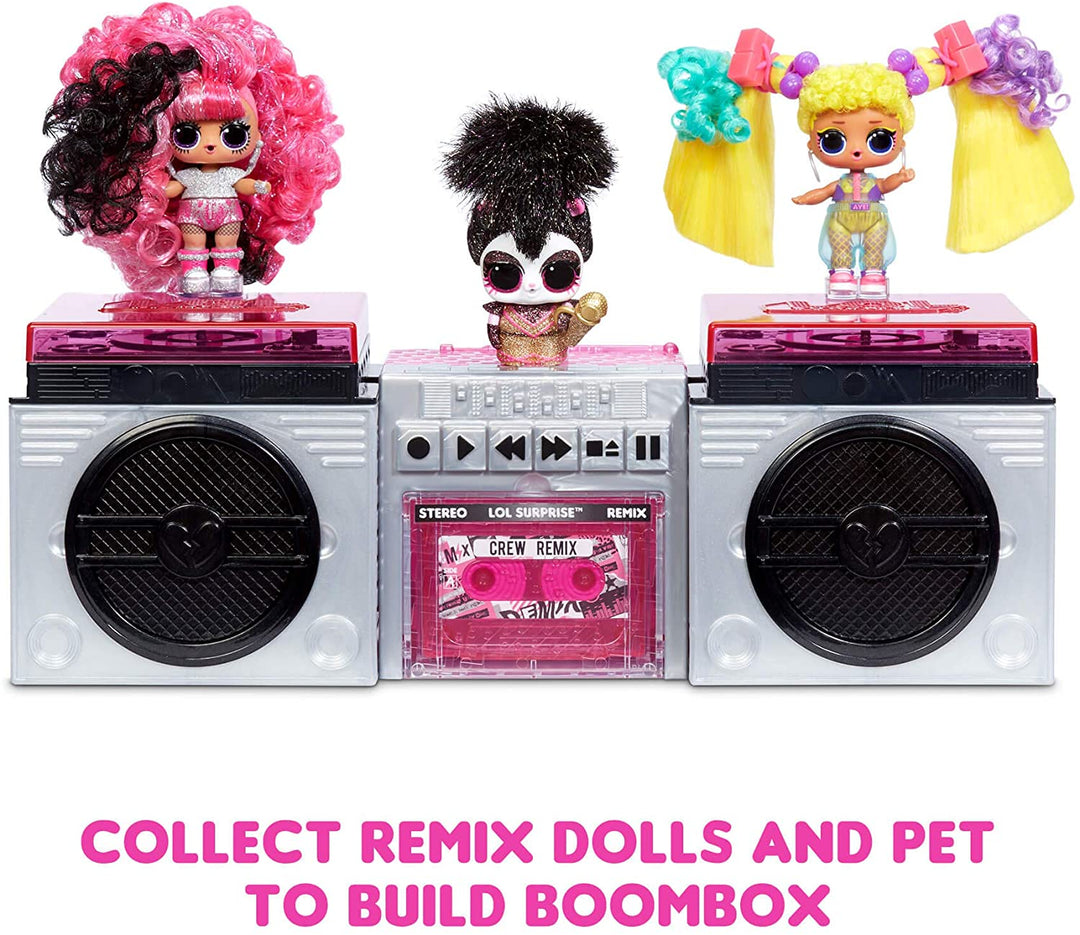 LOL Surprise Remix Hair Flip Dolls – Collectable - 15 Surprises - With Hair Reveal, Accessories and Music