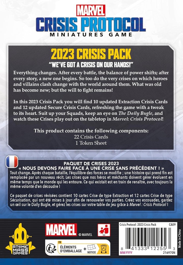 Marvel: Crisis Protocol Crisis Card Pack 2023 - Refresh and Enhance Your Gameplay! Tabletop Superhero Game for Kids and Adults