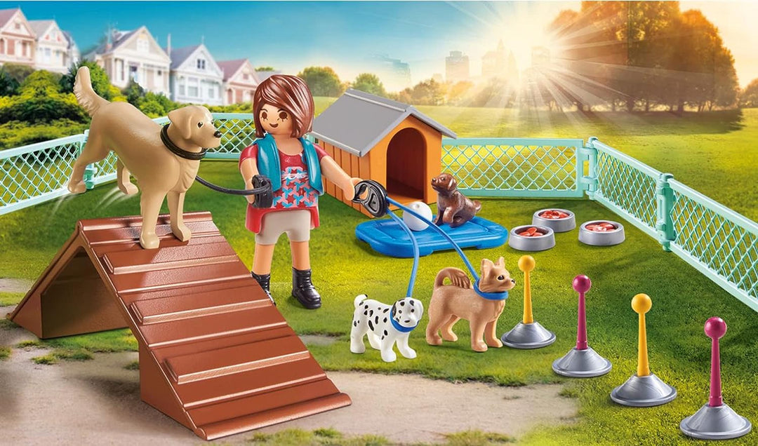 Playmobil 70676 Dog Trainer Gift Set, Fun Imaginative Role-Play, PlaySets Suitable for Children