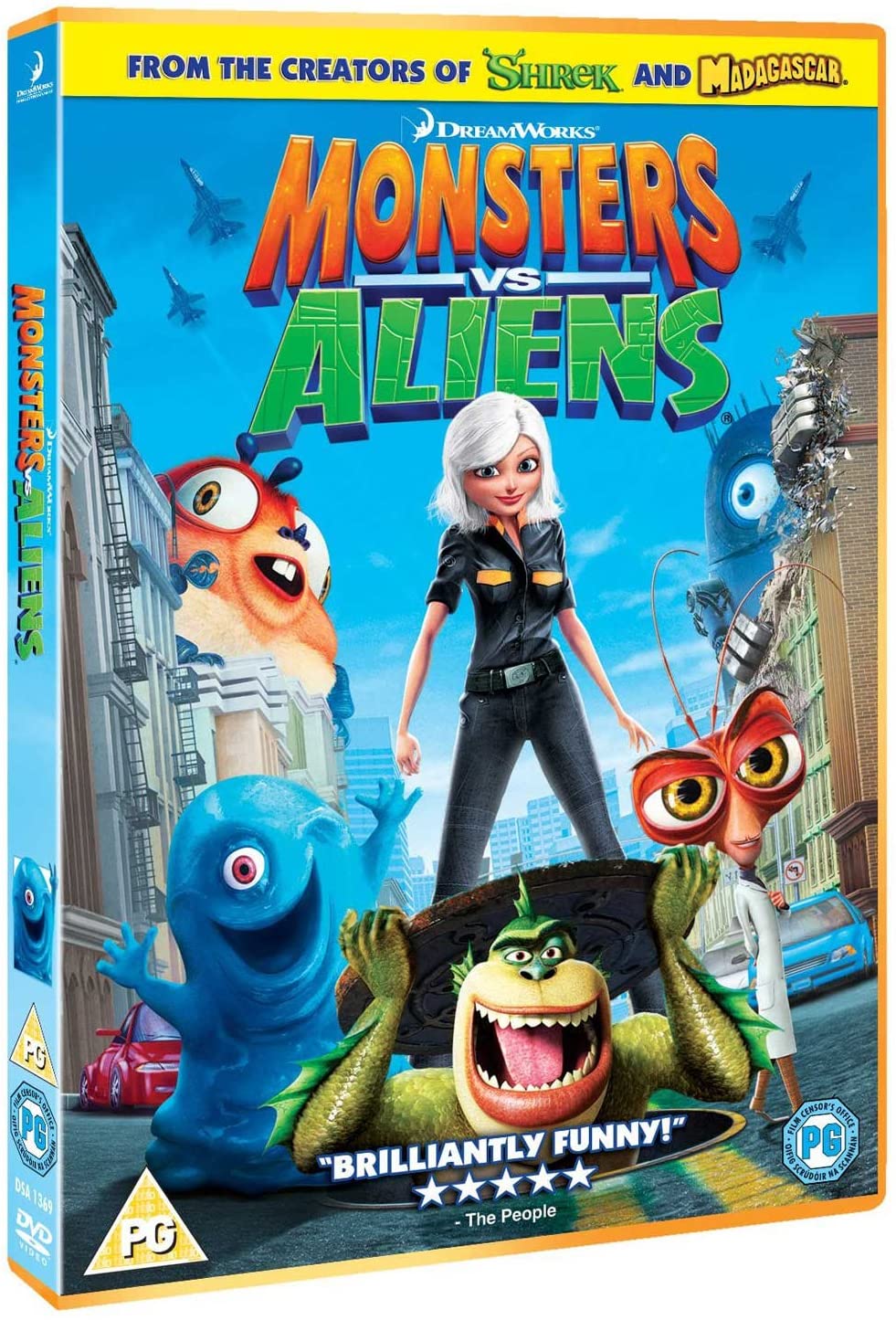 Monsters vs Aliens [2017]  -Comedy/Adventure [DVD]