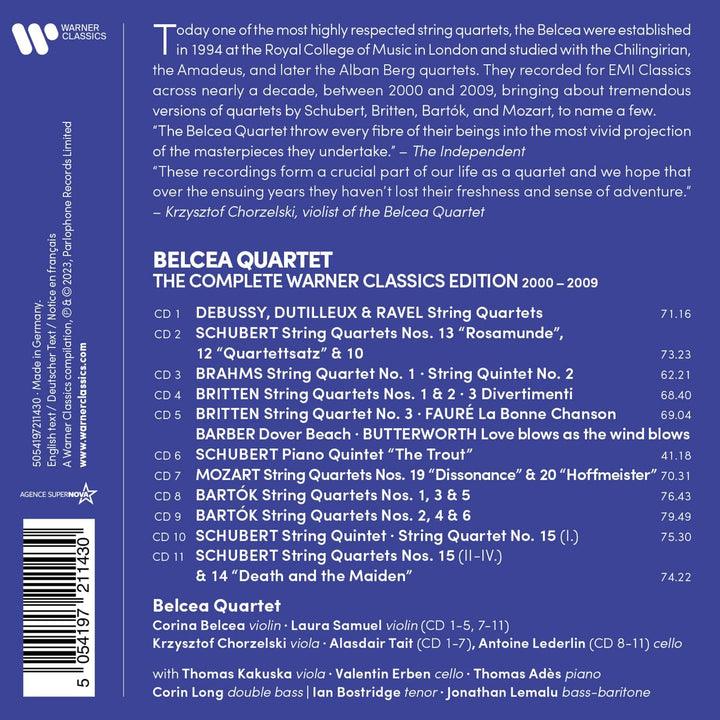 Belcea Quartet - The Complete Warner Classics Edition - 2000-2009 [Audio CD]