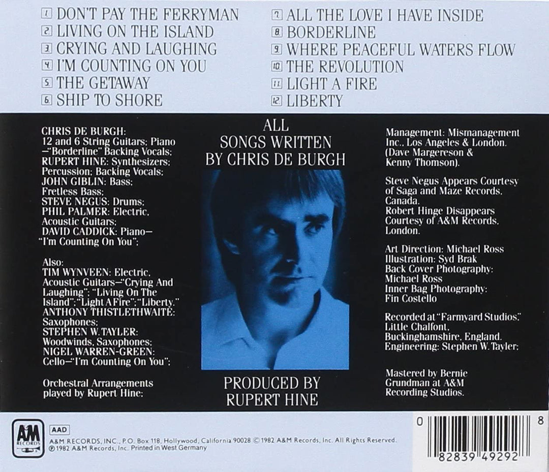 Chris De Burgh - The Getaway [Audio CD]