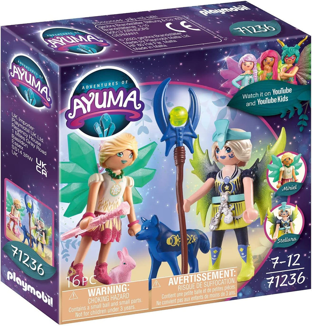 Playmobil 71236 Adventures of Ayuma Crystal and Moon Fairy with Soul Animals