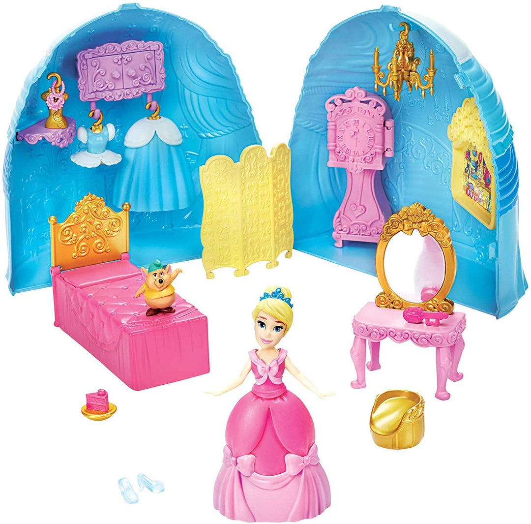 Disney Princess Secret Styles Cinderella Story Skirt Playset with Doll Clothes - Yachew