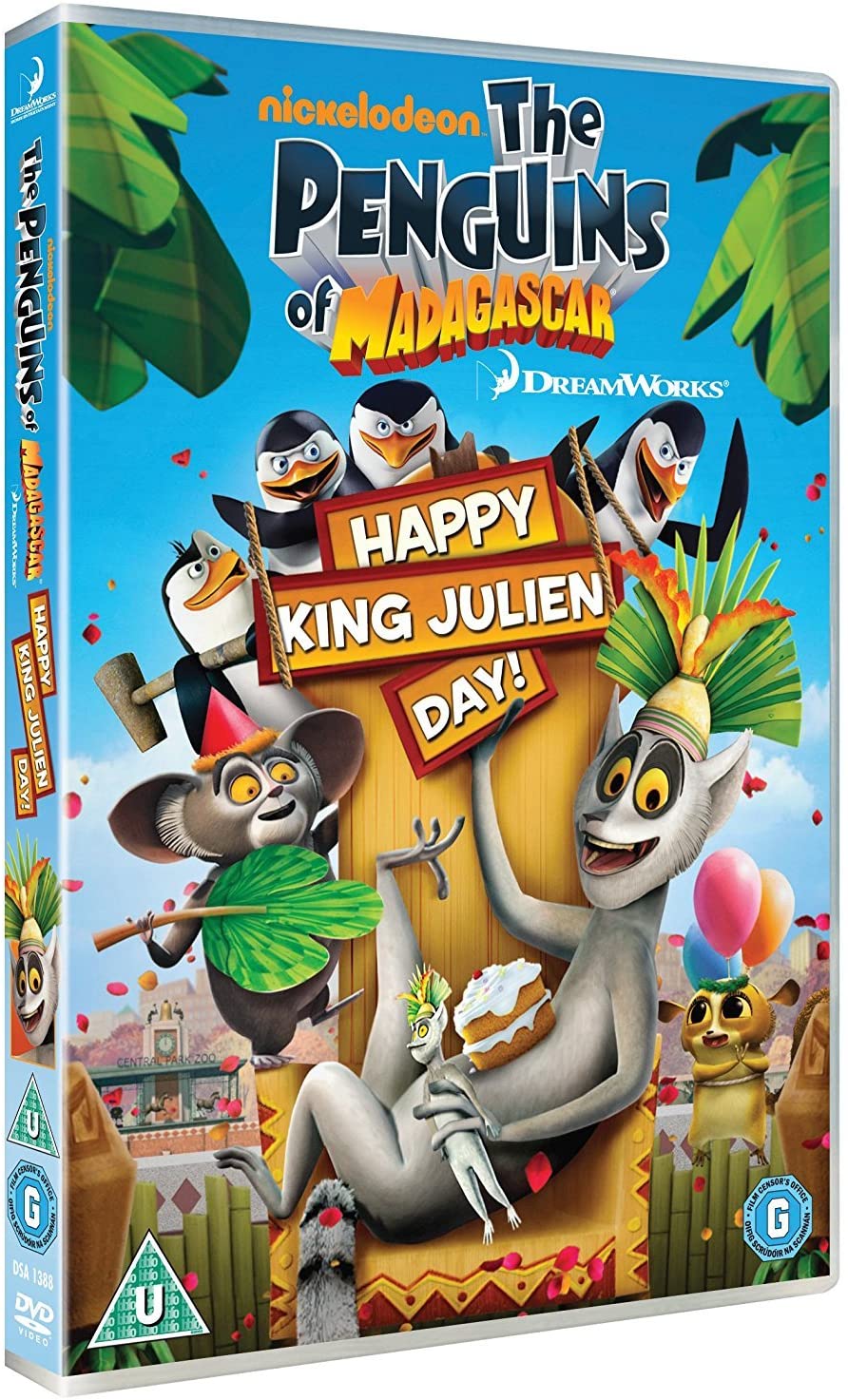 Penguins Of Madagascar - Happy King Julien Day [DVD]