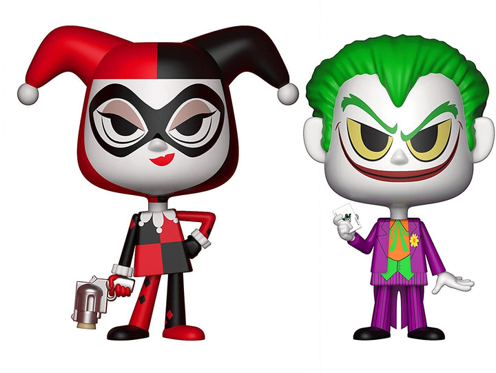 DC Super Heros Harley Quinn + The Joker Funko 25528 Vinl.